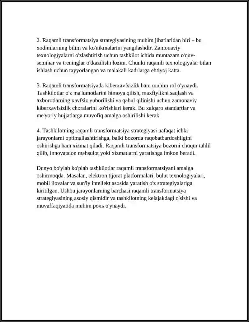 TASHKILOT RIVOJLANISHINING RAQAMLI STRATEGIYASI 4