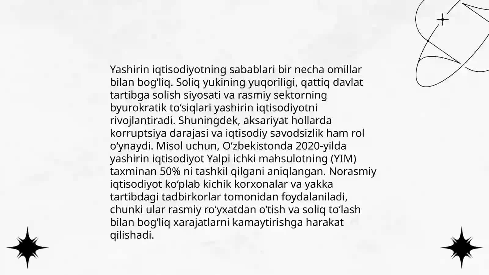 Yashirin iqtisodiyot 4