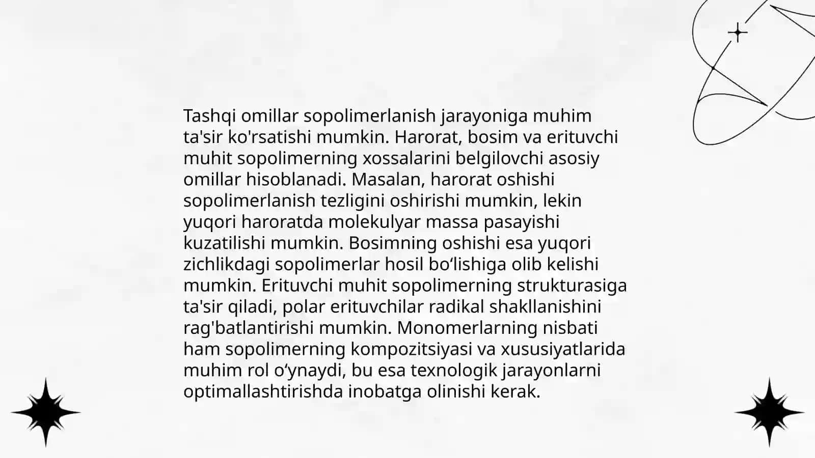 Sopolimerlanish konstasini hisoblash usullari 4