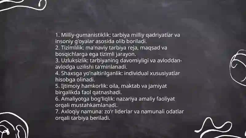 Milliy tarbiya manaviy tarbiya 4