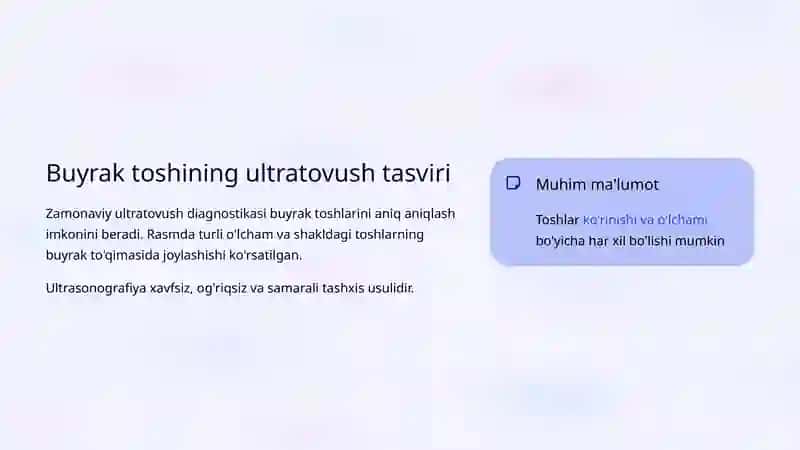 Buyrak tosh kasalligi propedevtikasi 4