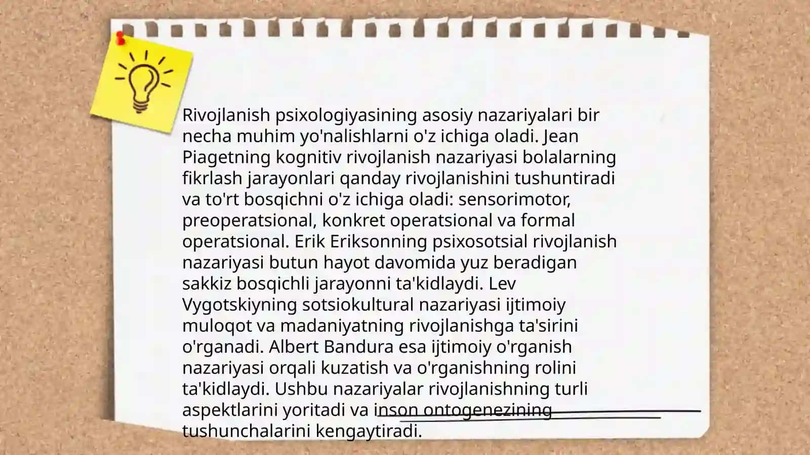 Rivojlanish psixologiyasi va uning turlari 4