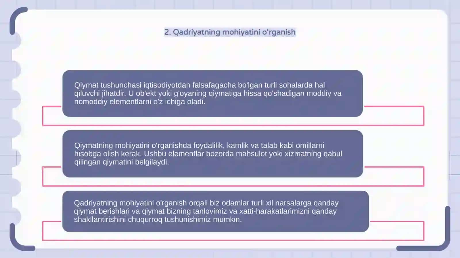 Qadriyat tushunchasi va uning mohiyati 4