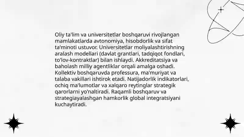 Rivojlangan mamlakatlar ta'lim tizimi 4