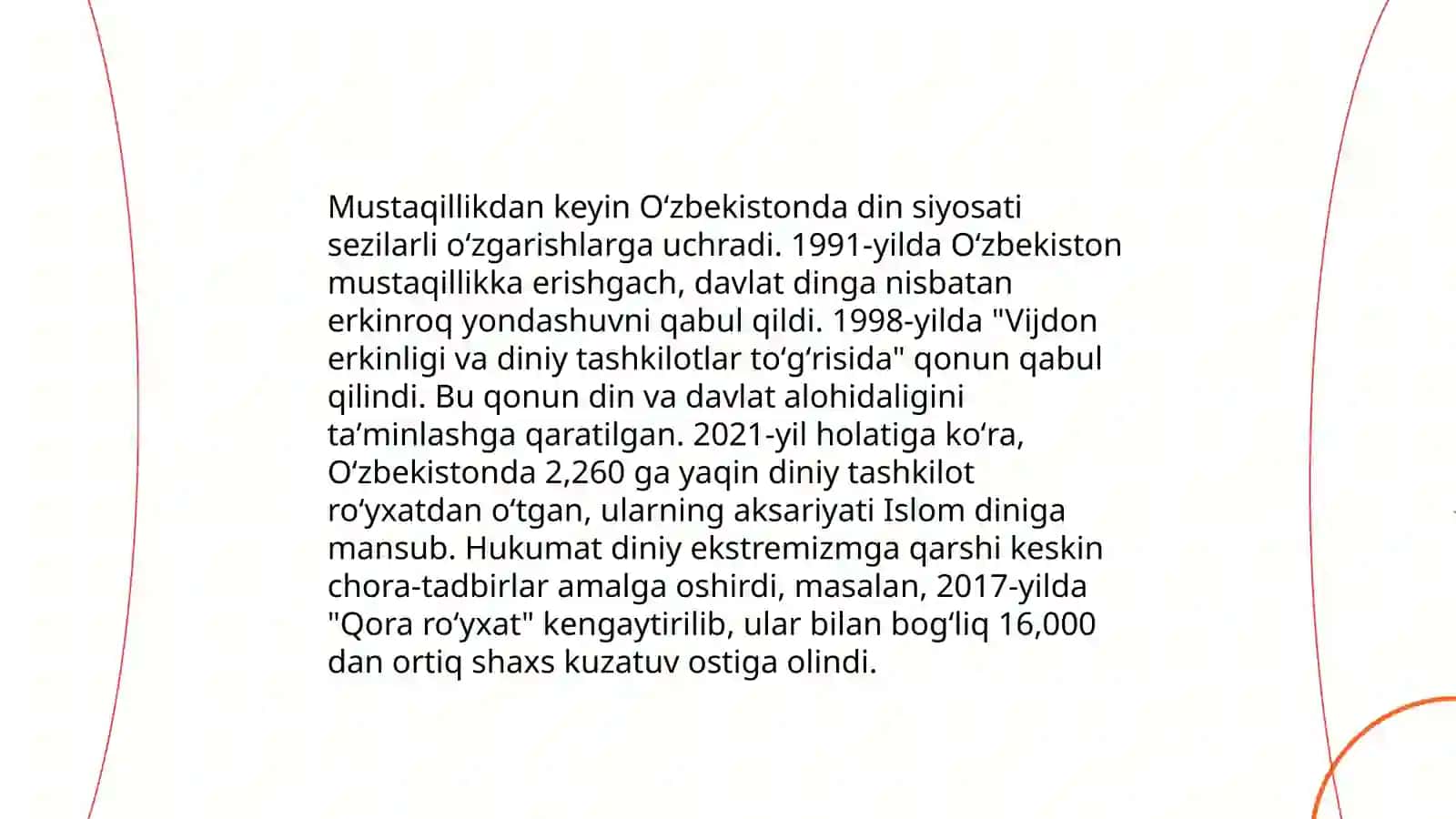 Oʻzbekistonda davlat va din munosabatlari 4