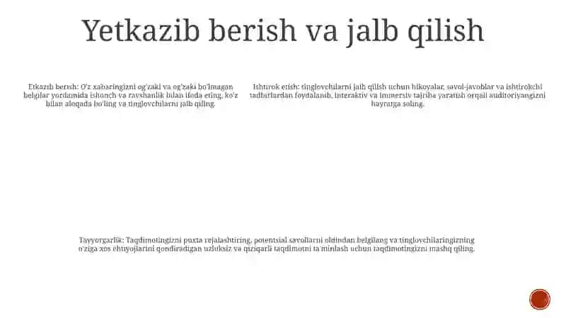 Taqdimot Tayyorlash 4