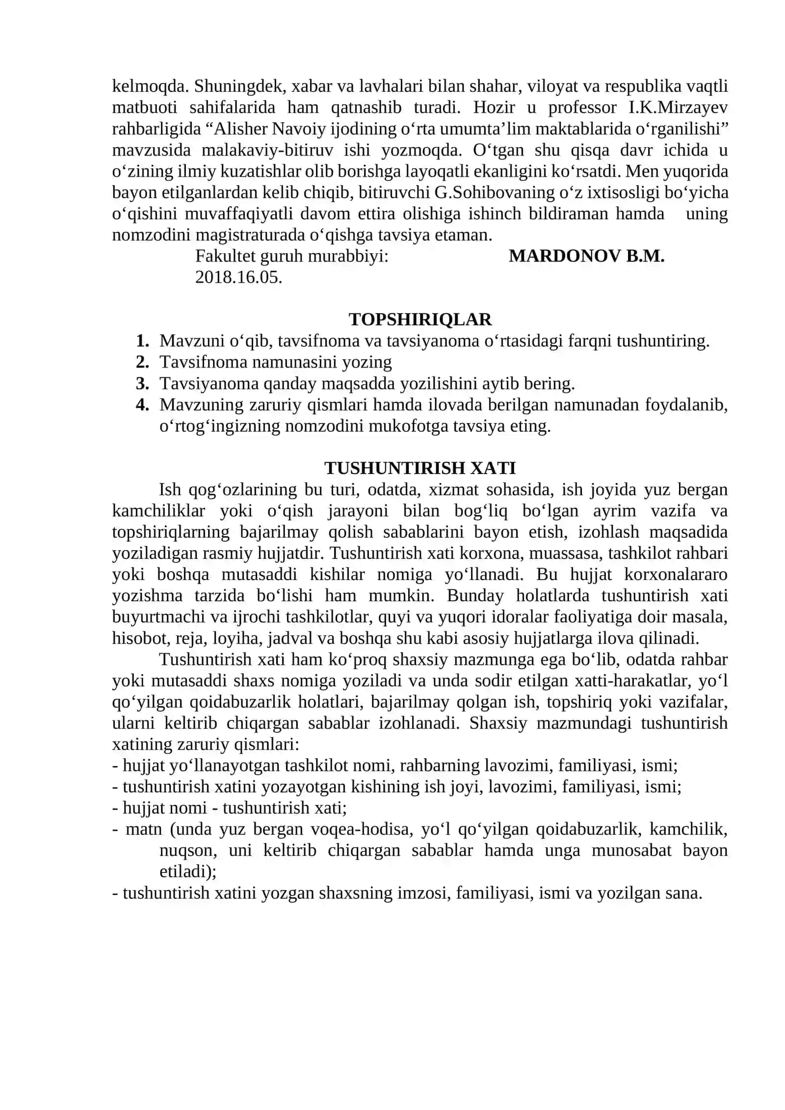 TAVSIFNOMANING TURLARI VA ZARURIY QISMLARI 4