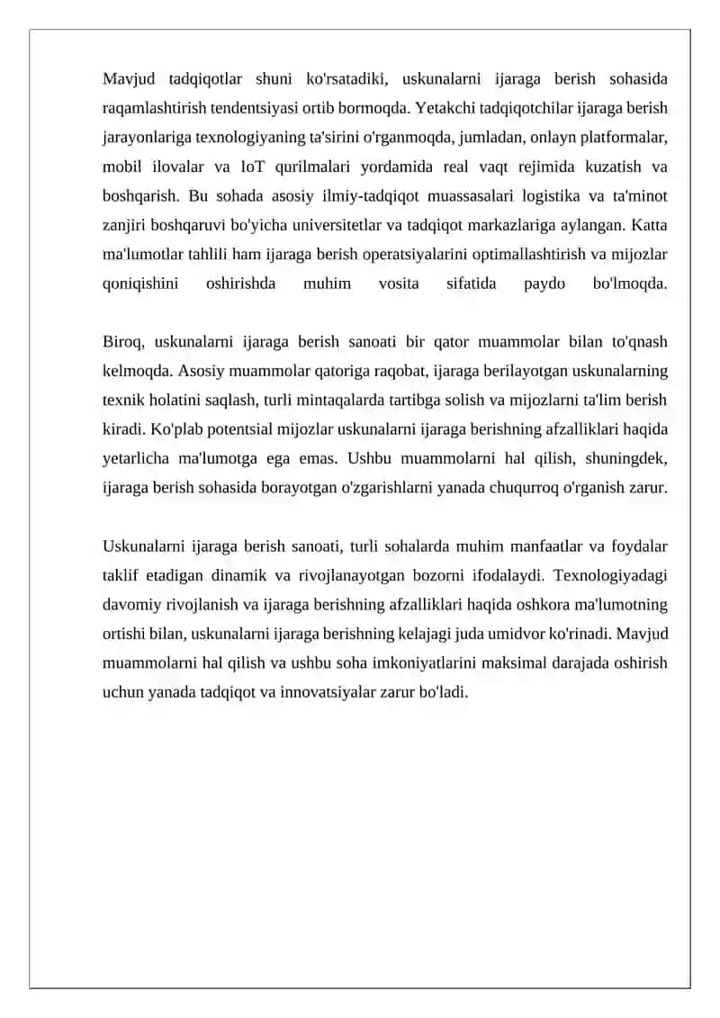 Uskunalarni ijaraga berishning 4