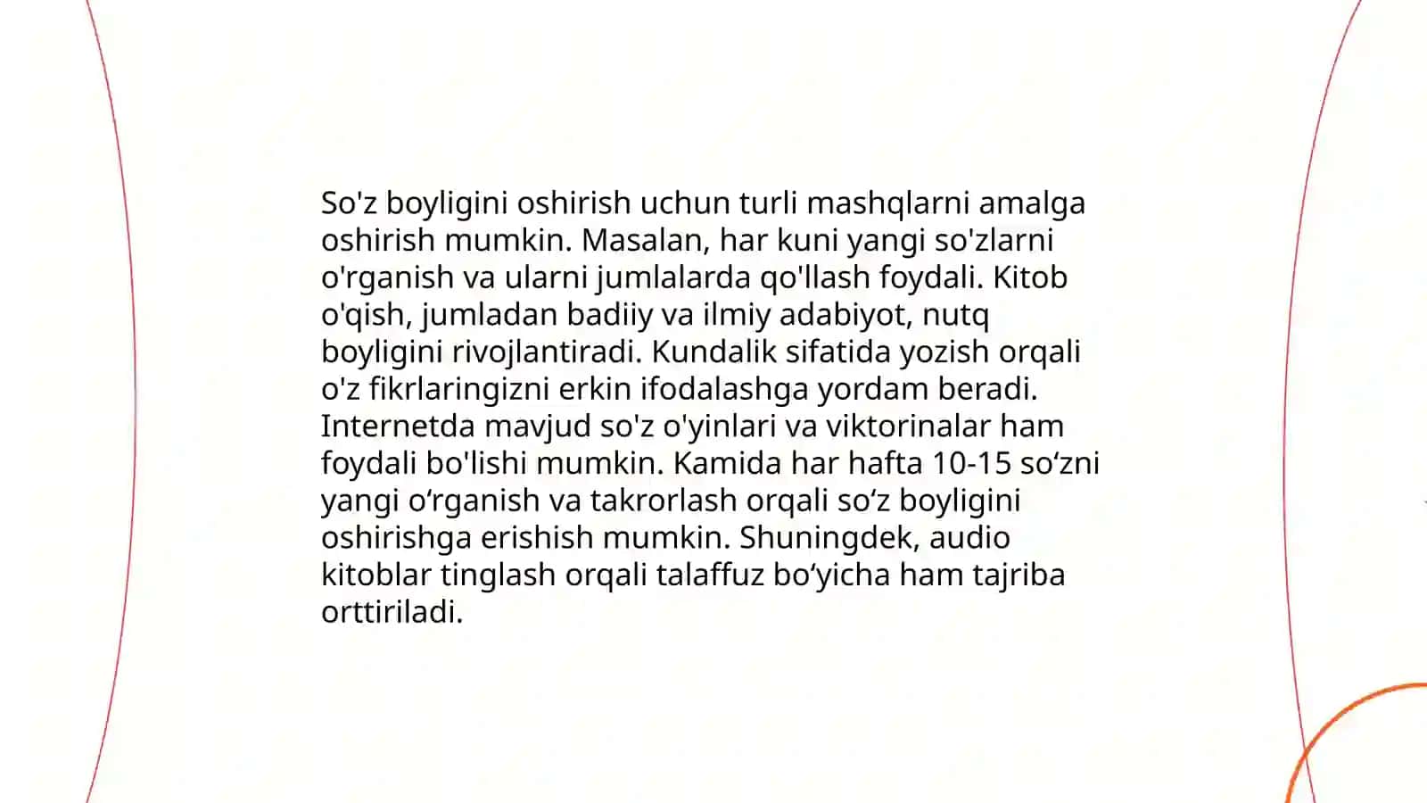 O’qish texnikasi 4