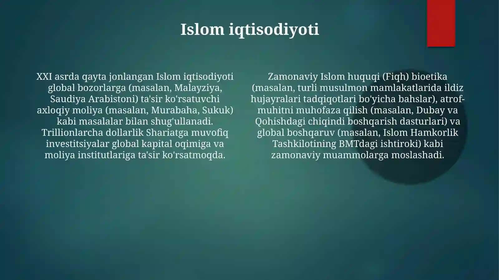 XXI asrda Islom diniaqidari 4