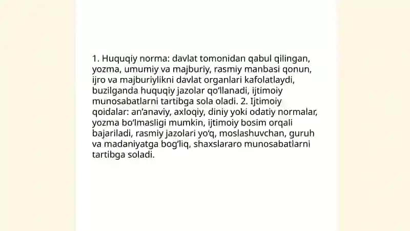 Ijtimoiy munosabatlar va huquq 4