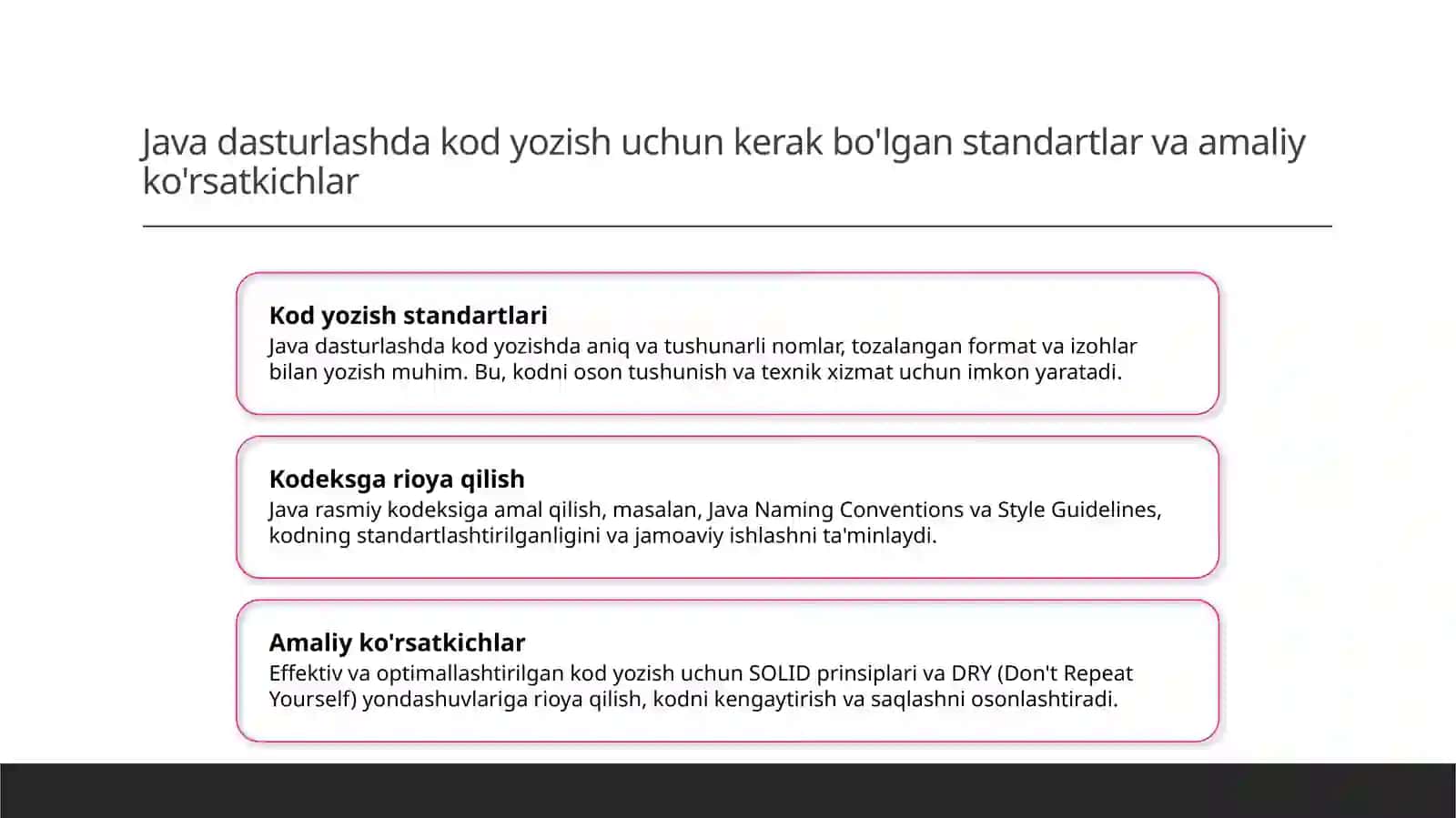 Javatiliningasosiyelementlarinitahlilqilish 4