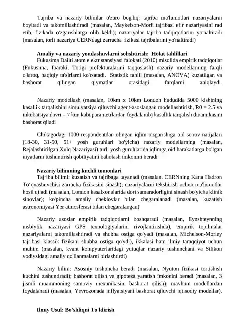 Enterik va nazariy bilishni qiyoslash 4