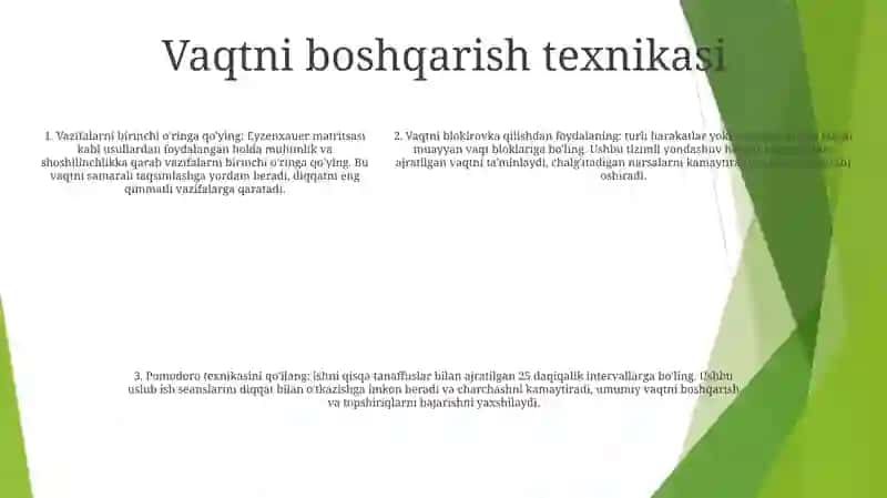 Özyönetim Teknikleri 4