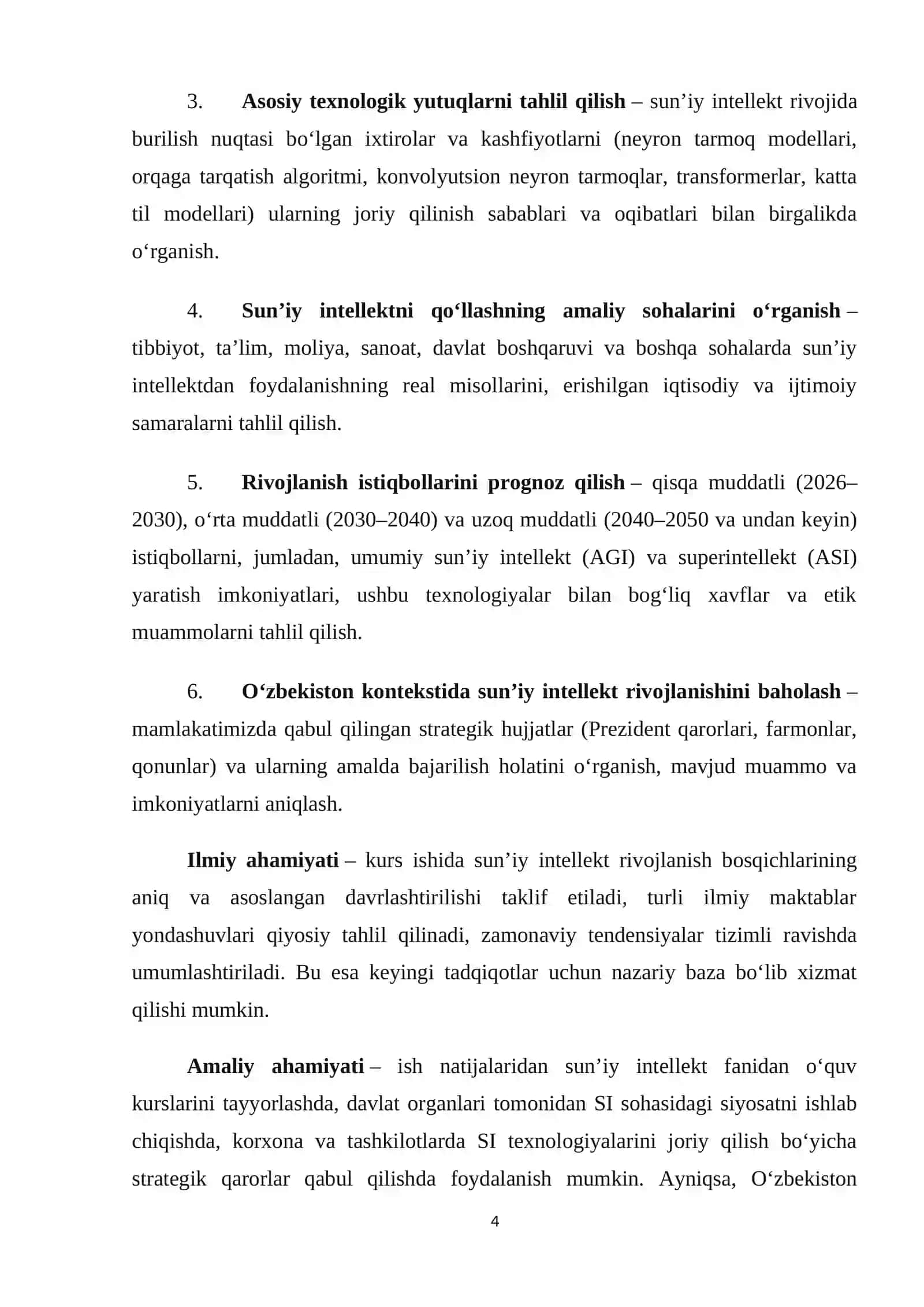 Zamonaviy SI texnologiyalarining texnik asoslari 4
