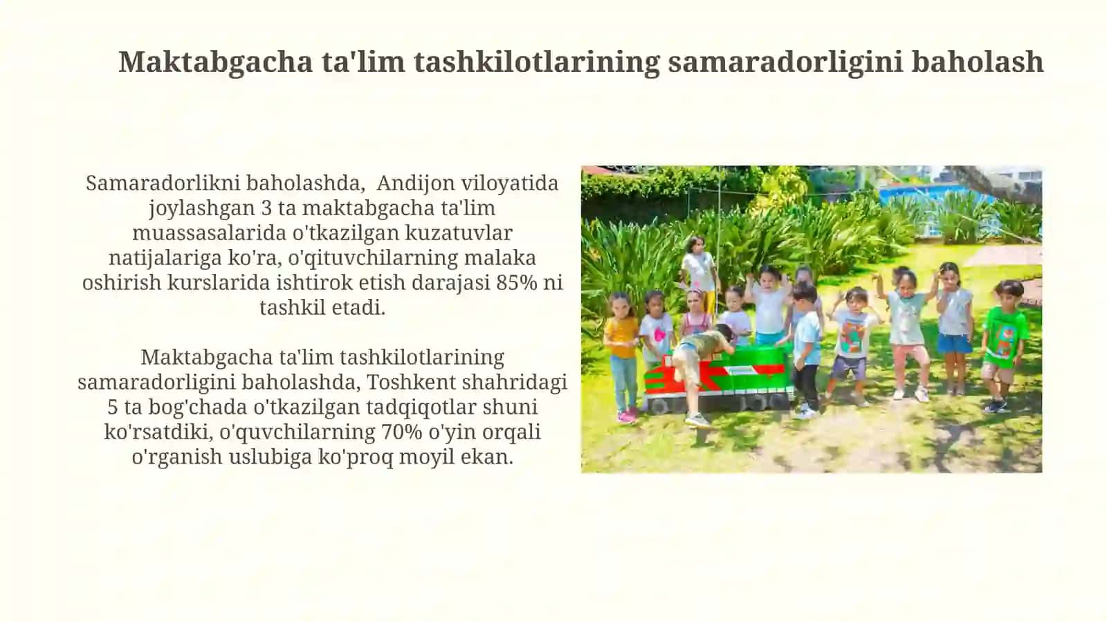 Maktabgacha ta’lim tashkiloti va ularni tashkil etish 4