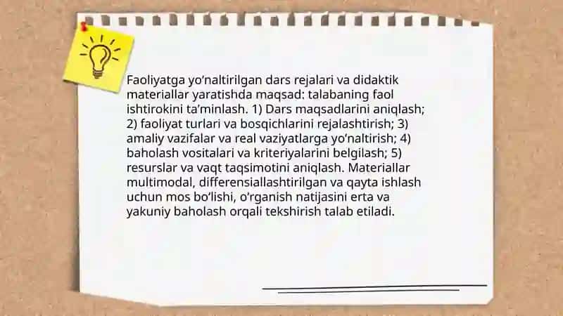 Didaktik taʼminot yaratish 4