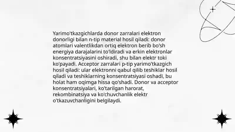 Metallarda elektr toki va erkin elektronlar 4
