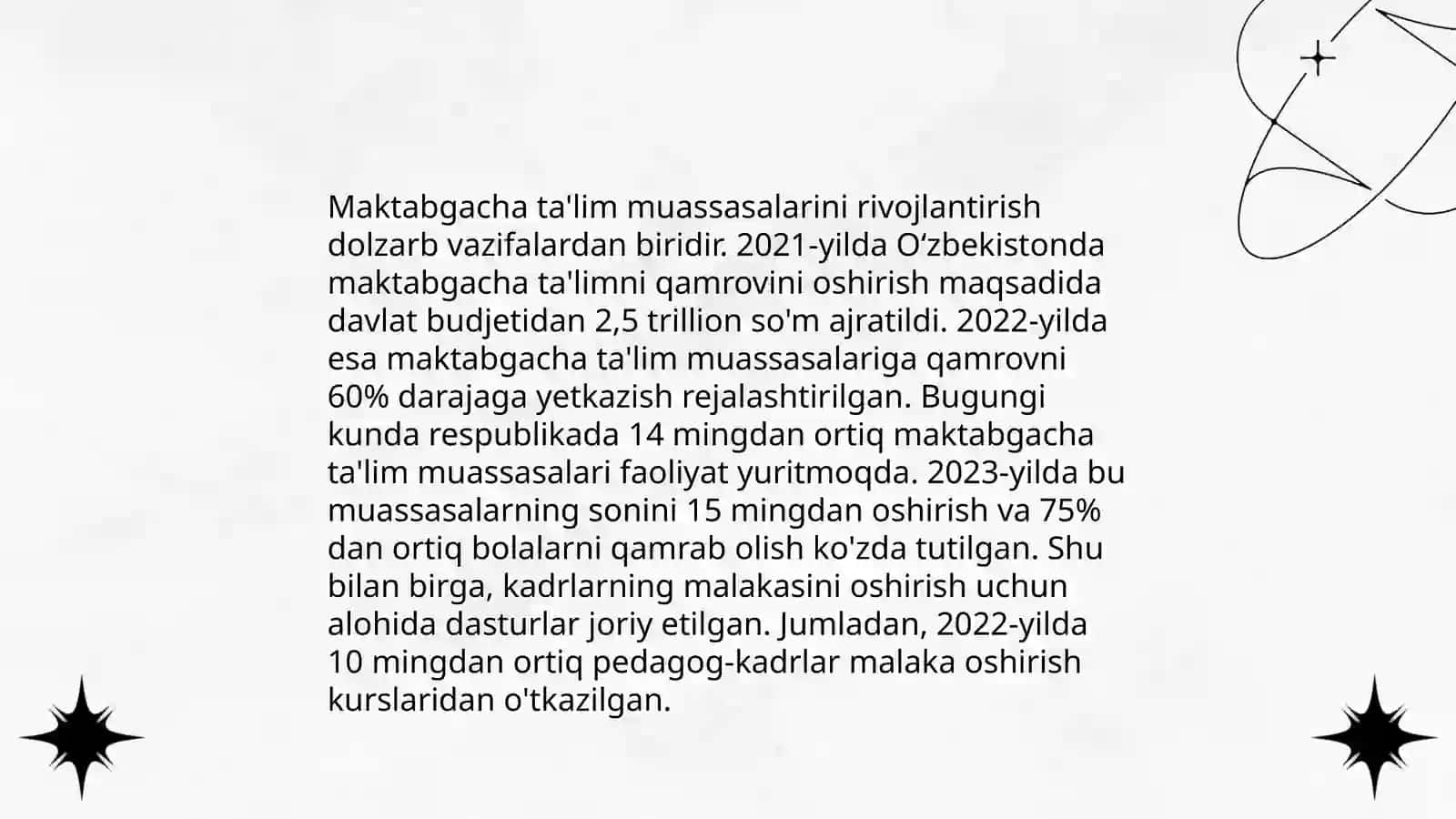 Ta'lim Tizimini Isloh Qilish Dasturi 4