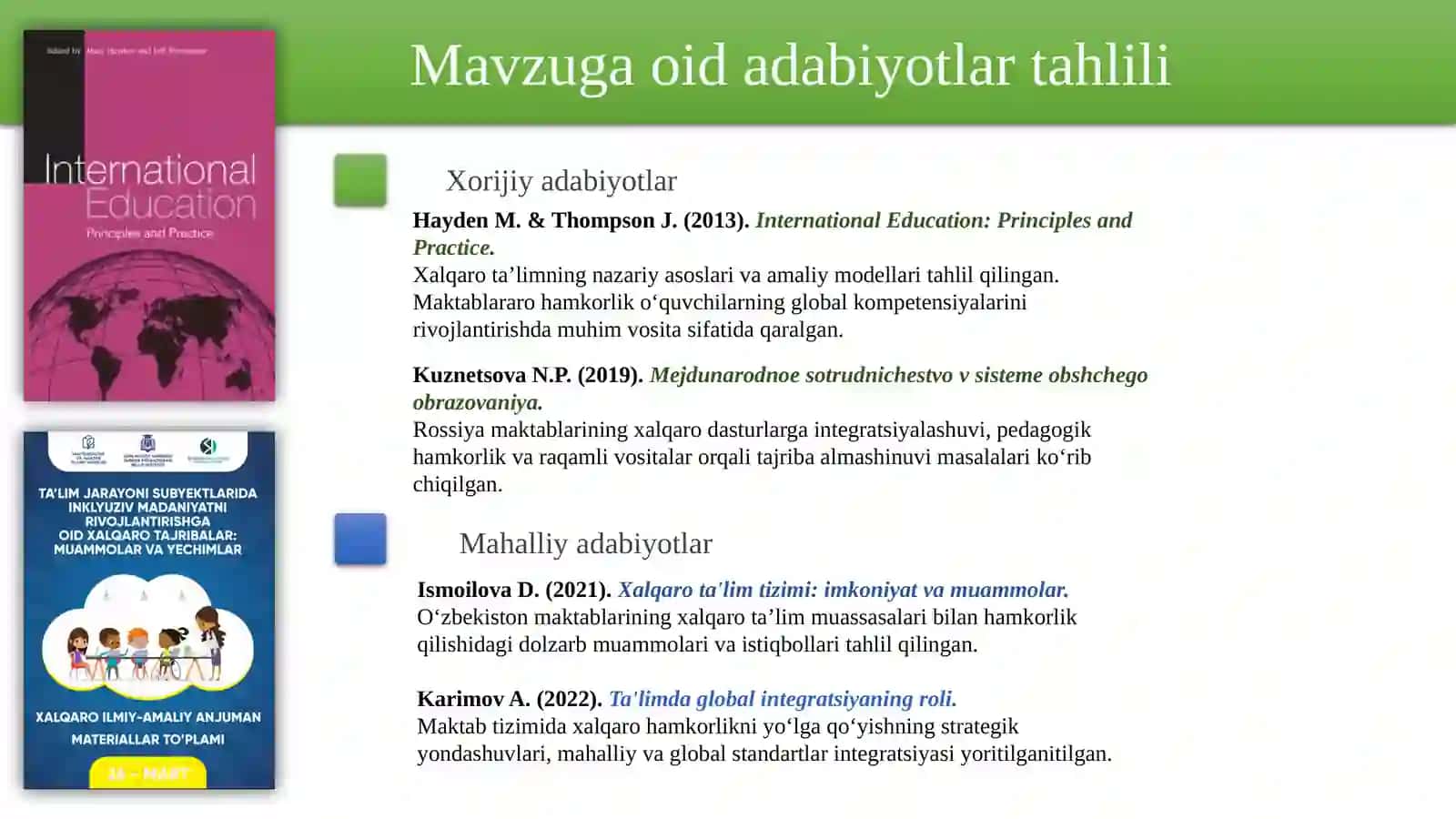 O‘quv jarayonini samarali tashkil etishda xorijiy tajribalaridan foydalanish 4