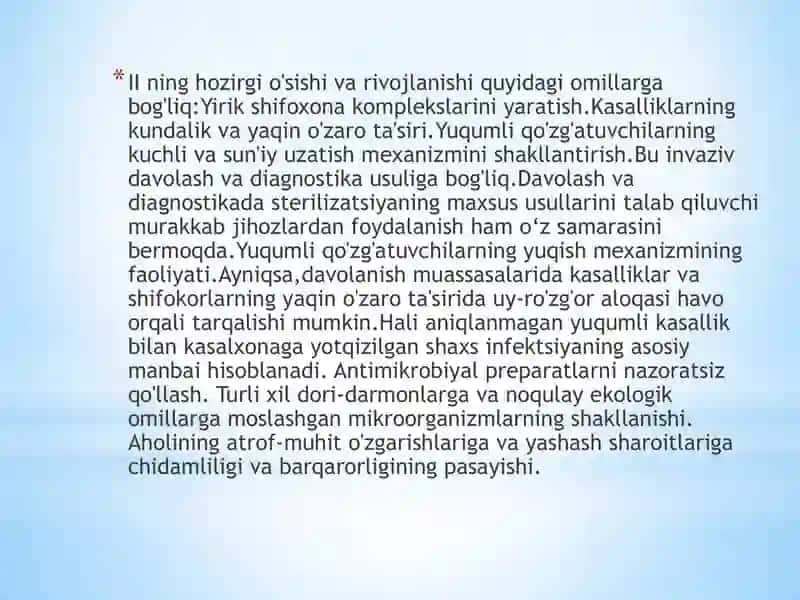 Kasalxona ichki infeksiyalari 4