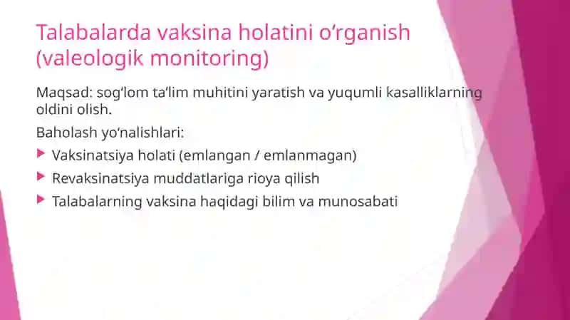 Immunoprofilaktika va vaksinalar: valeologiyaga mos yondashuv 4