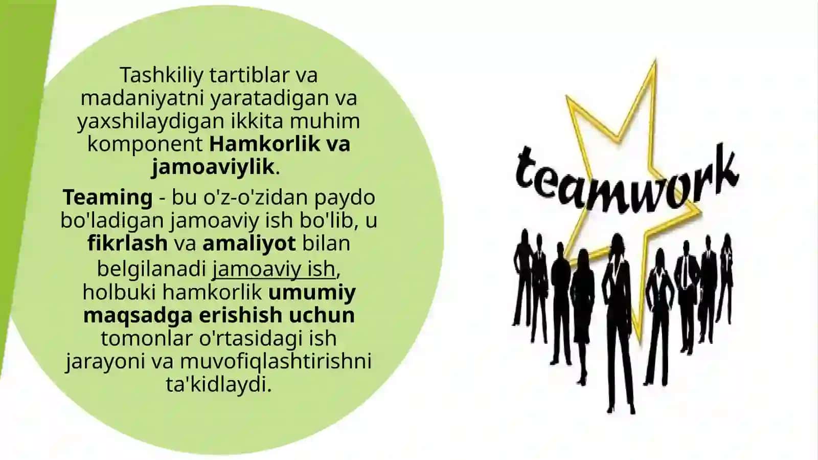 13-mavzu: Jamoada ishlash (teamworking) 4