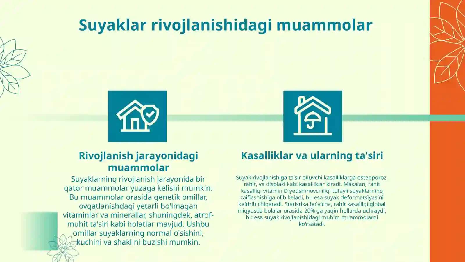 Suyaklar rivojlanishining buzulishlari 4