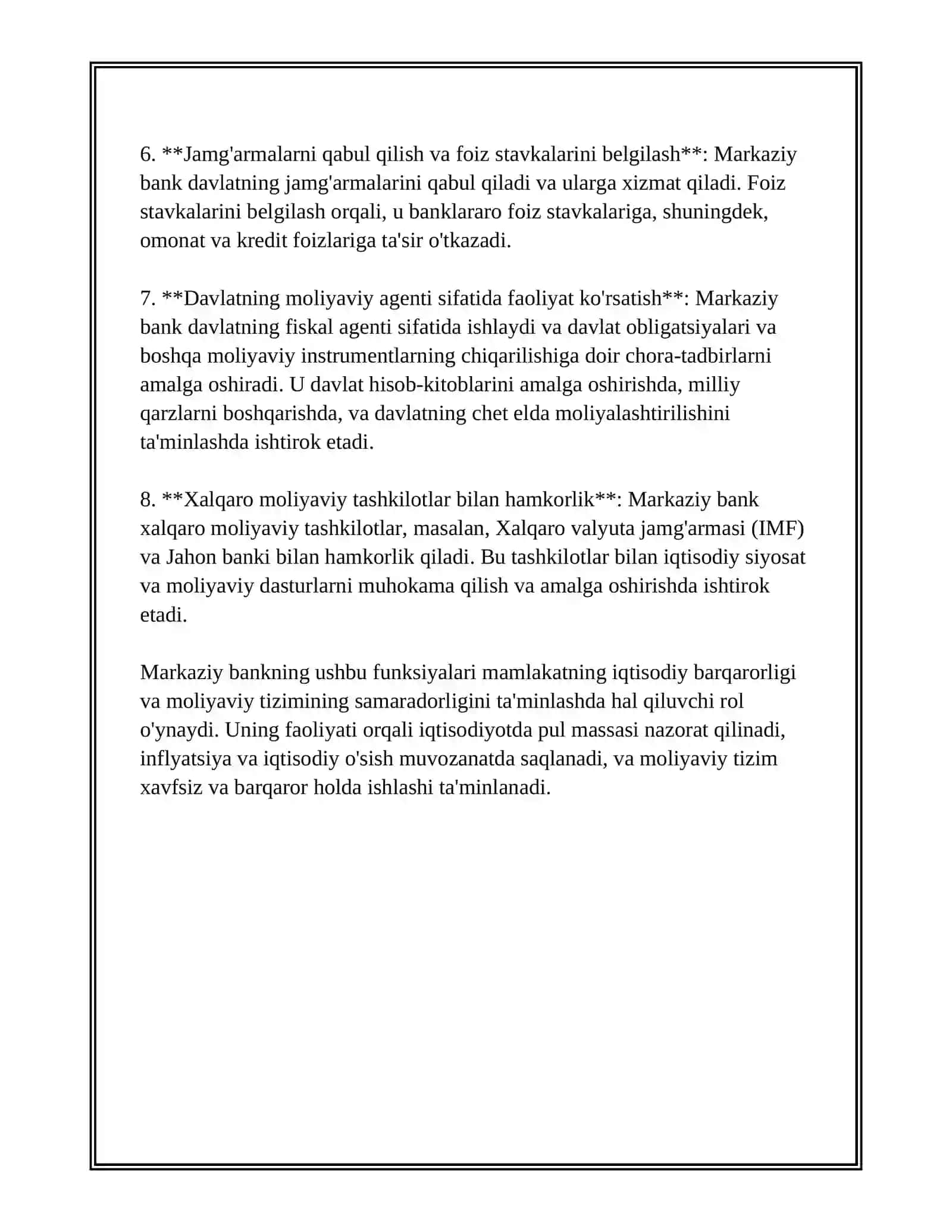 MARKAZIY BANK FAOLIYATI 4