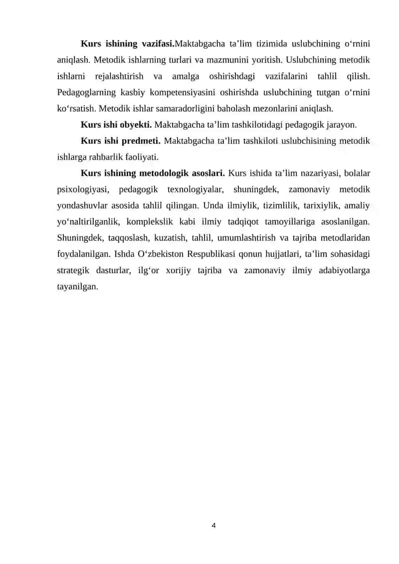 MAKTABGACHA TA'LIM MENEJMENTI 4