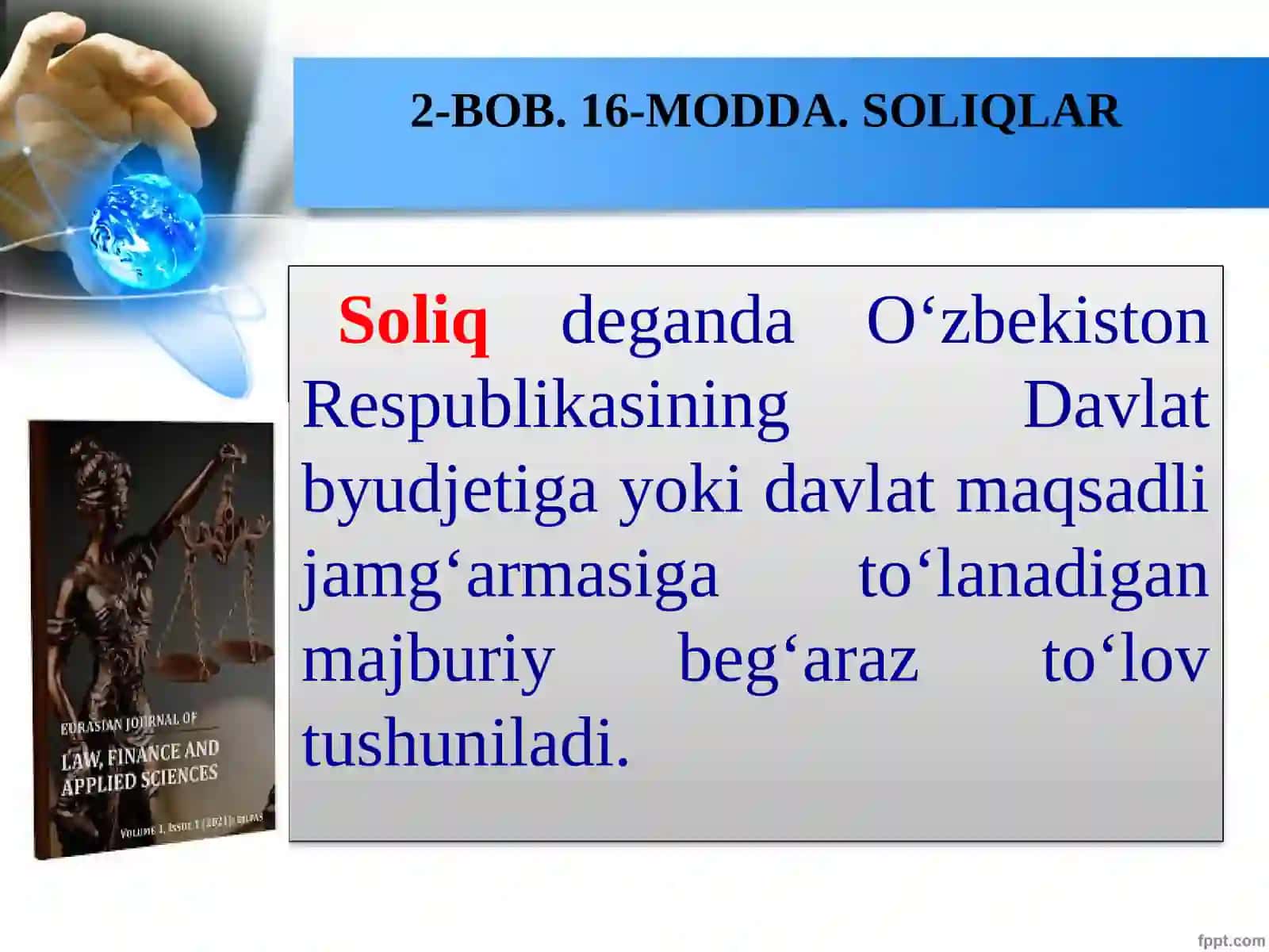 Soliqlarning iqtisodiymohiyati va soliqtizimi 4
