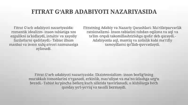 Fitratning" Adabiy Va Nazariy" Qarashlari 4