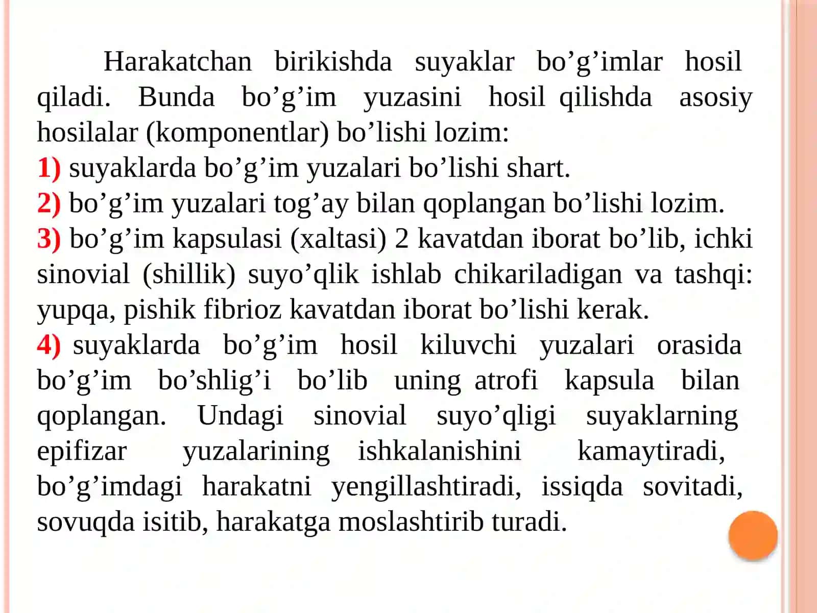 Suyaklarning o'zaroq o'shilishi 4