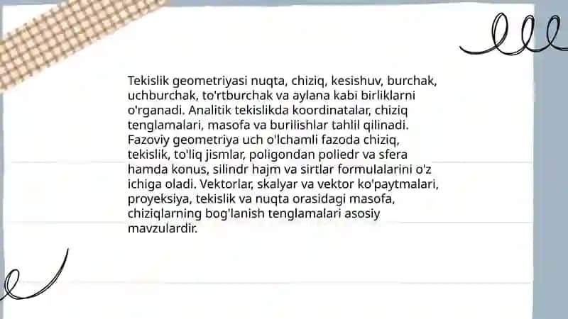 Matematika va informatika 4
