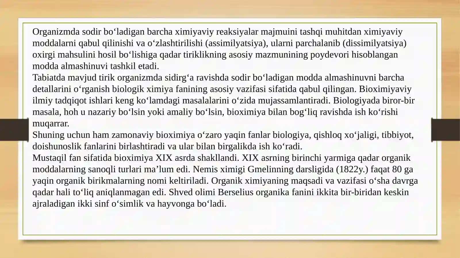 Tirik organizmlarning kimyoviy asoslari 4