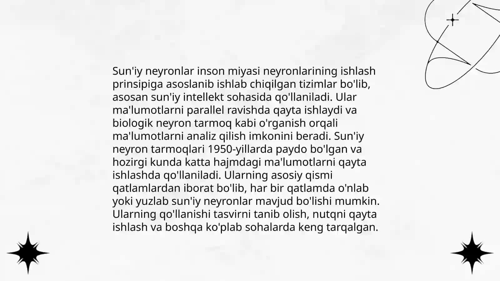 Neyron tarmoqlarning asoslari 4