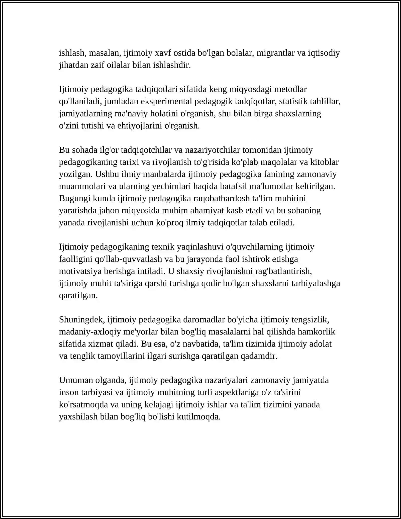 IJTIMOIY PEDAGOGIKA TUSHINCHASI 4