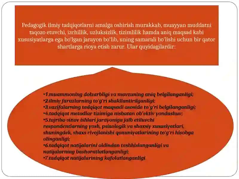 Pedagogikaning ilmiy-tadqiqot metodlari 4