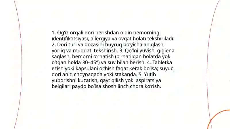 Dori vositalarini qo'llash 4