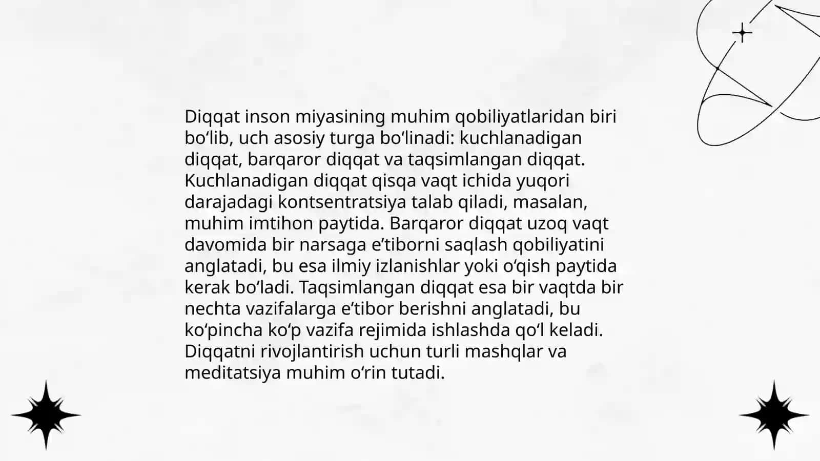 Diqqat nazariyalari 4