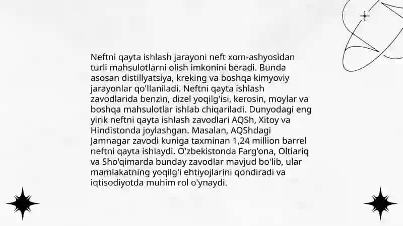 Tabiiy gazni qayta ishlash 4