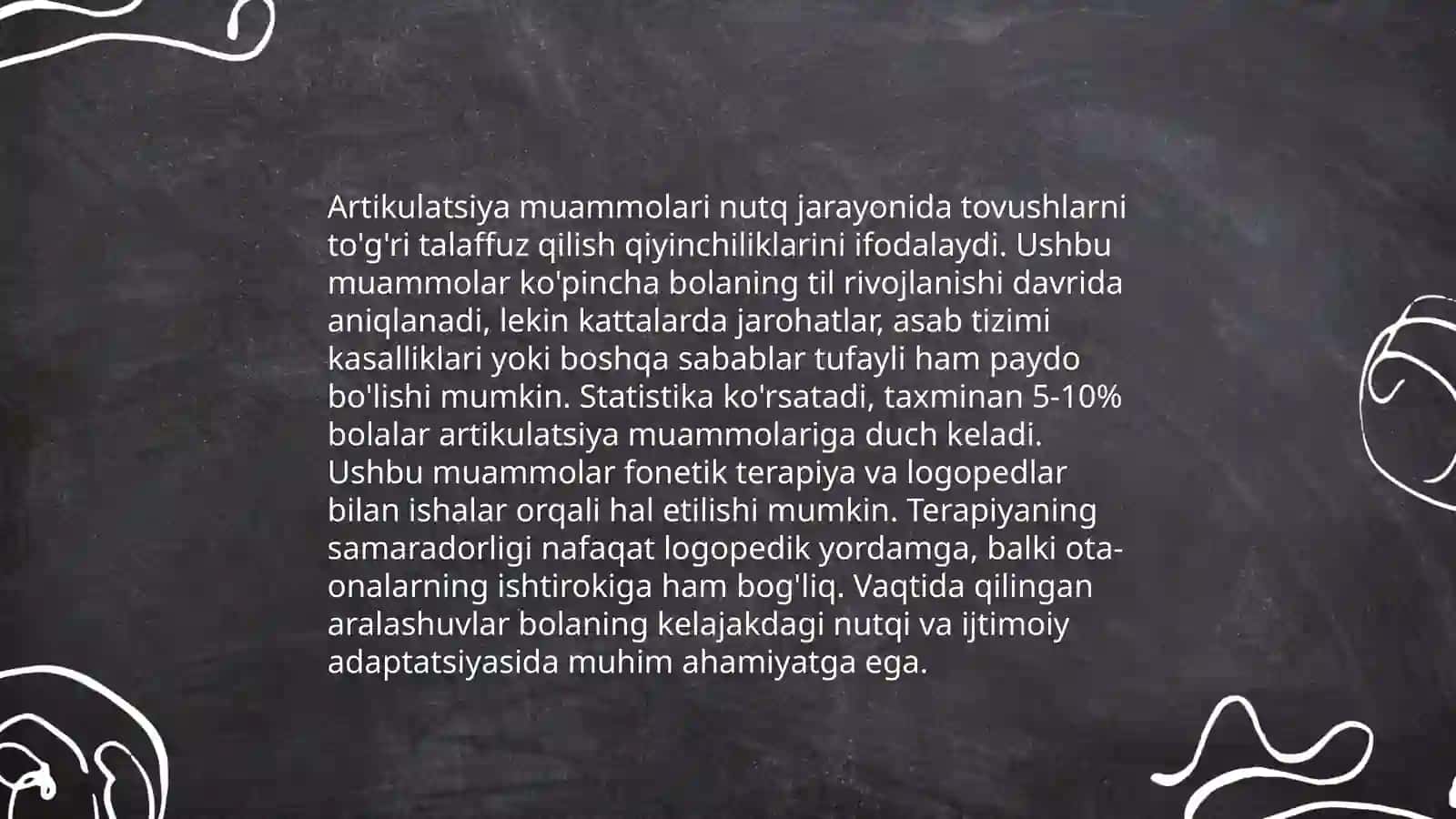 Nutq nuqsonlarining tuzilishi xususiyatlarini oʻzaro farqlash 4