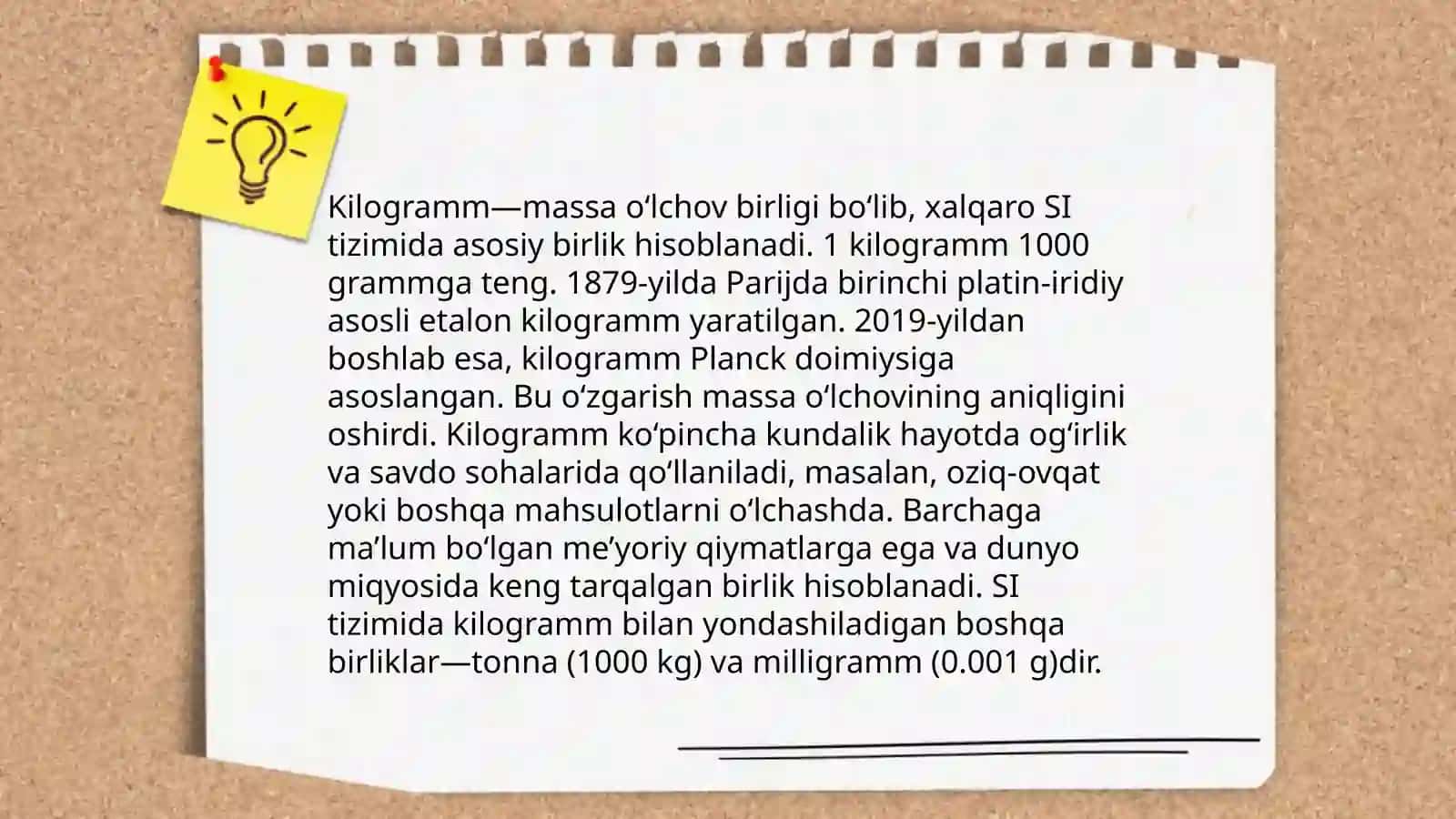 Massa va sigim o'lchov birliklari 4