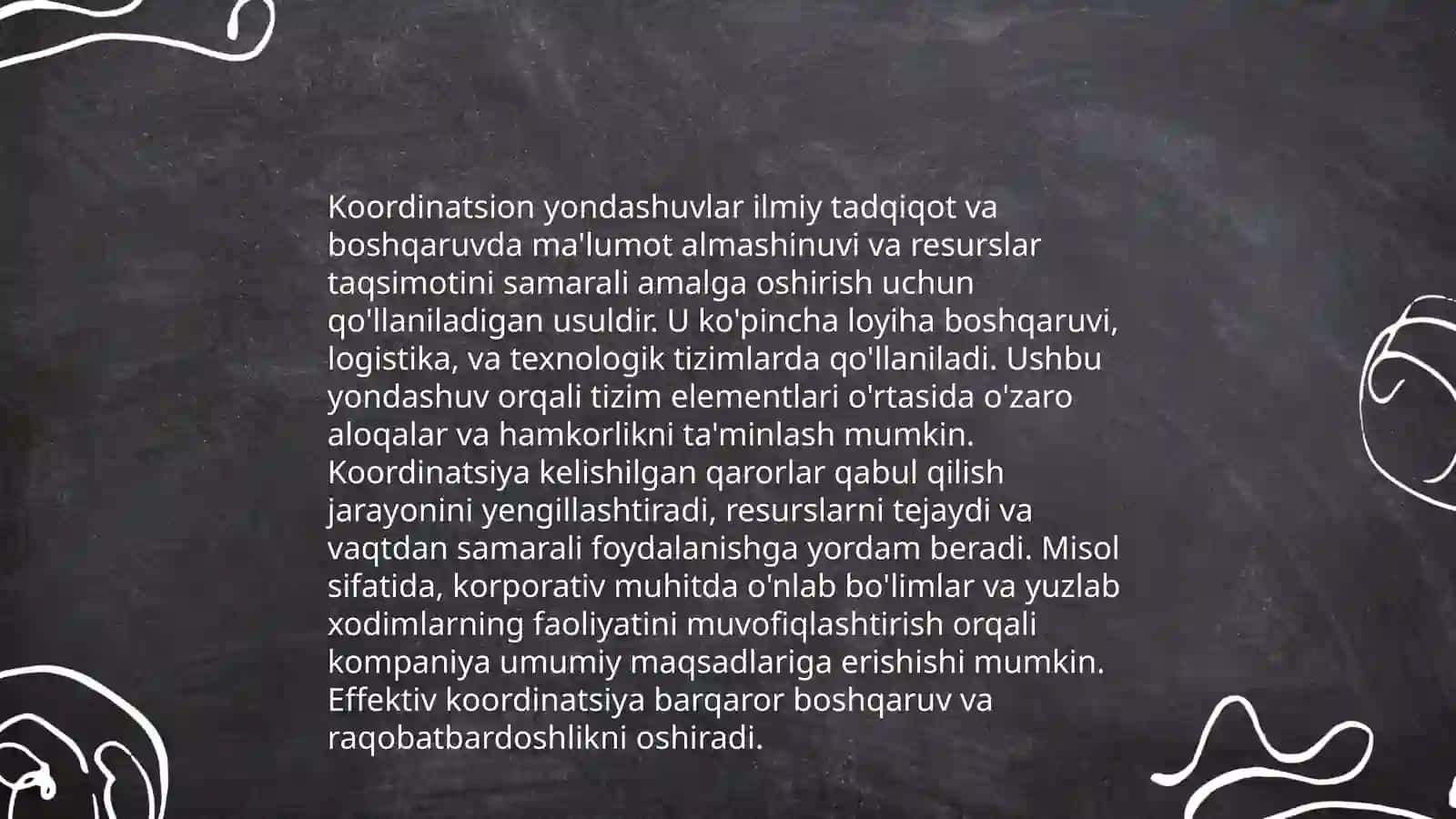 Koordinatsiya nazariyalari 4