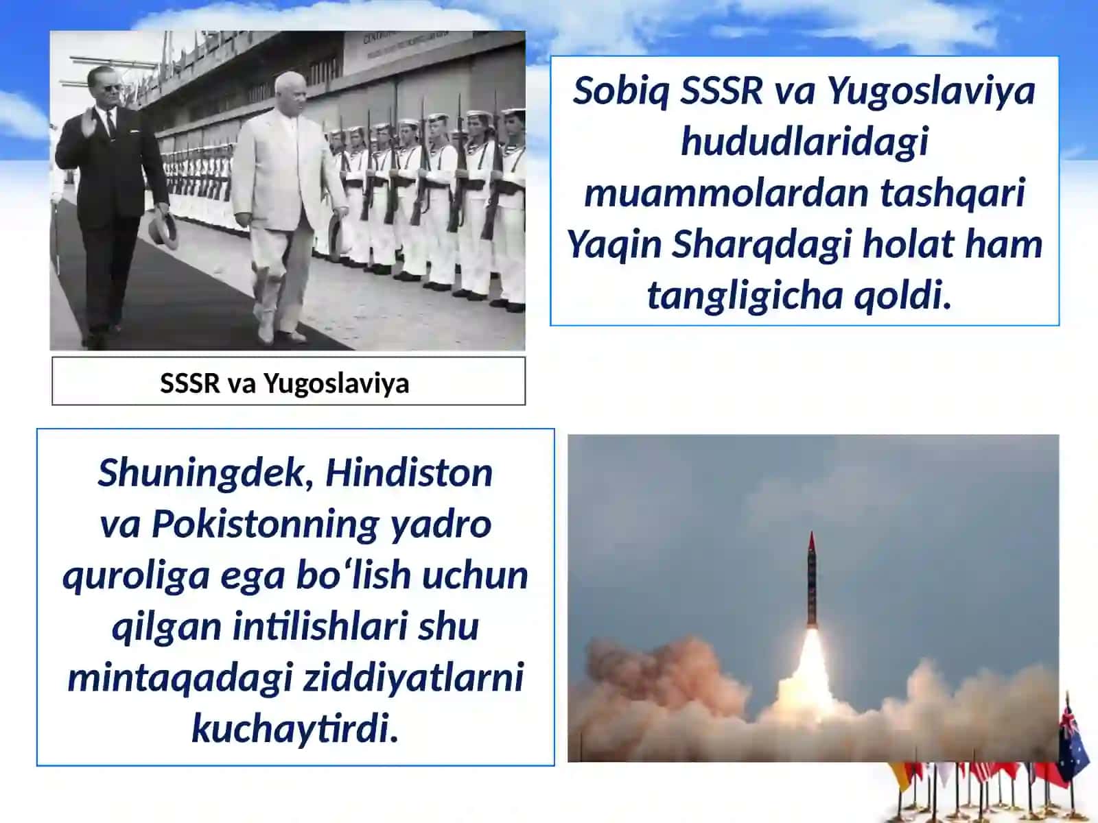 XX asr oxiri – xxi asr boshlarida xalqaro munosabatlar 4