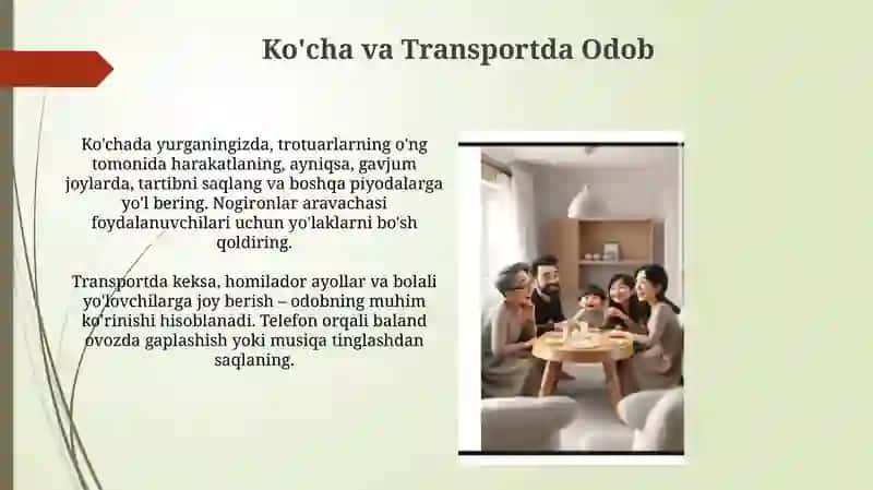Kundalik odob-axloq qoidalari 4