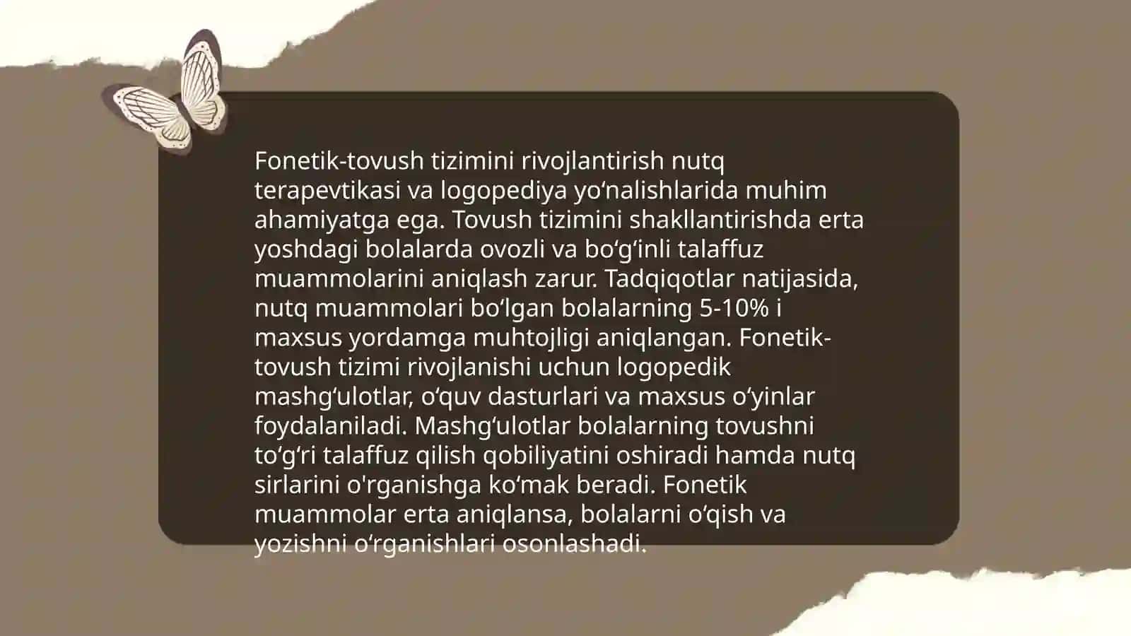 Nutq kamchiliklarini aniqlash usullari 4