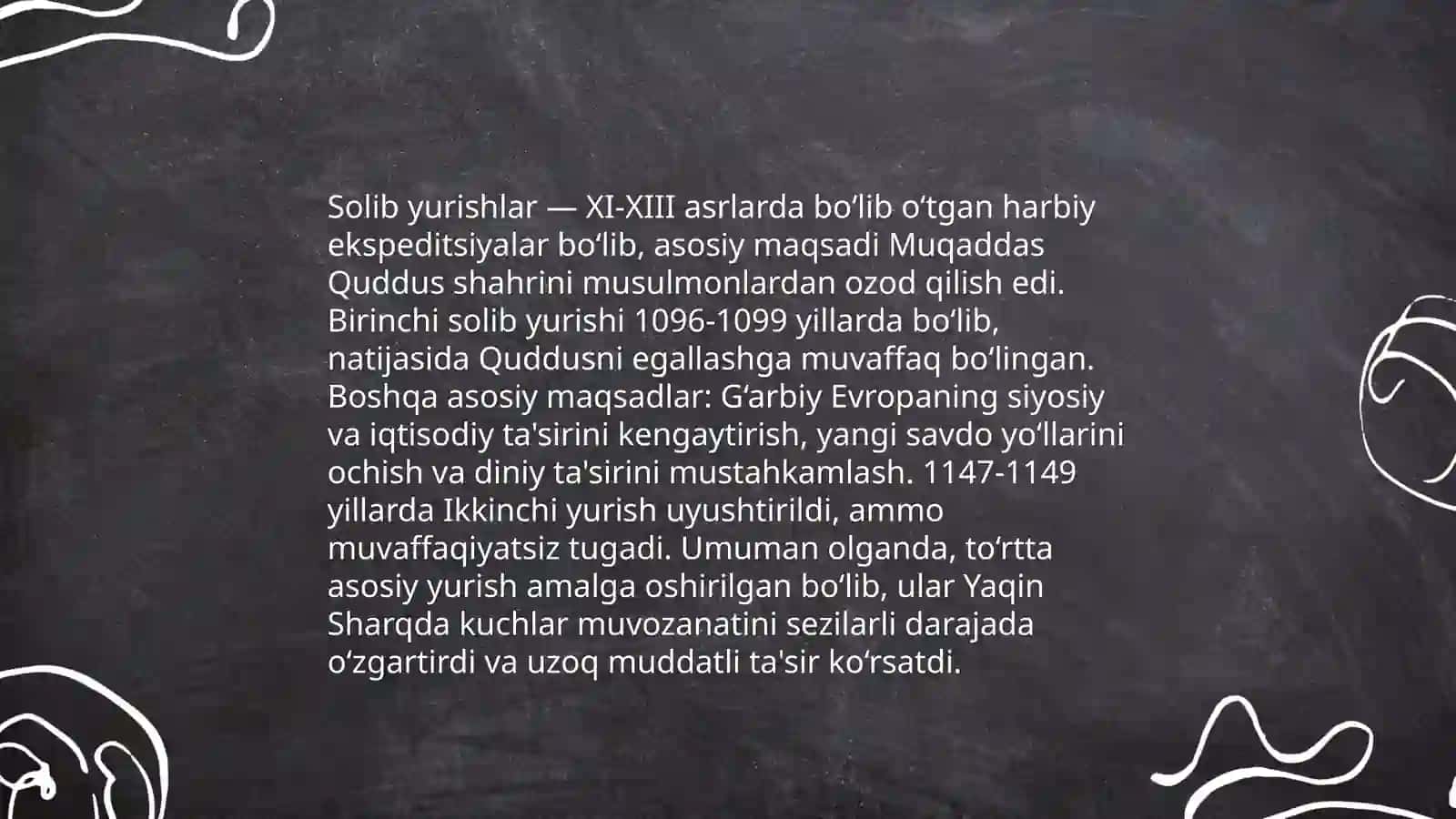 Solib yurishlari va ularning bosqishlari 4
