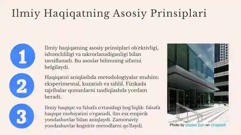 Ilmiy haqiqat: asosiy yondashuvlar 4