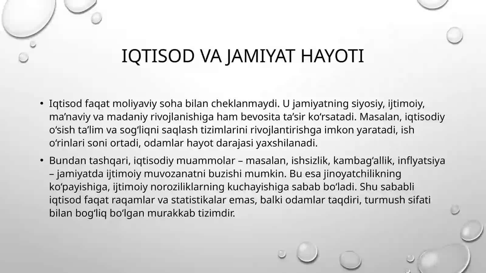 Iqtisod, bozor iqtisodi va ma’naviyat 4